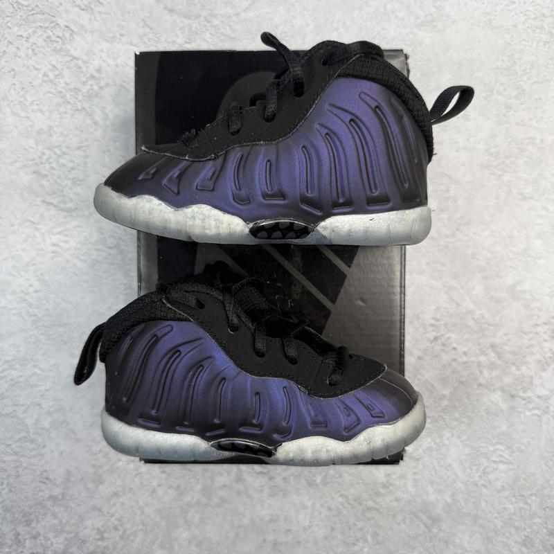 Nike Little Posite One Eggplant (2024) (TD) *pre - owned* SIZE 5C - Kicks Collective PA - Nike - FJ1257 - 001 - Kid's Shoes - 5Y - Pre - Owned