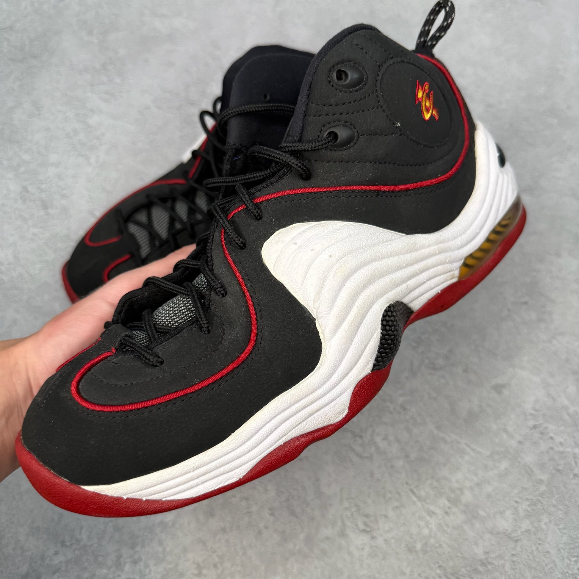 Nike Air Penny II Miami Heat *pre - owned* SIZE 10 - Kicks Collective PA - Nike - 333886 - 002 - Men's Shoes - 10M/11.5W - Pre - Owned