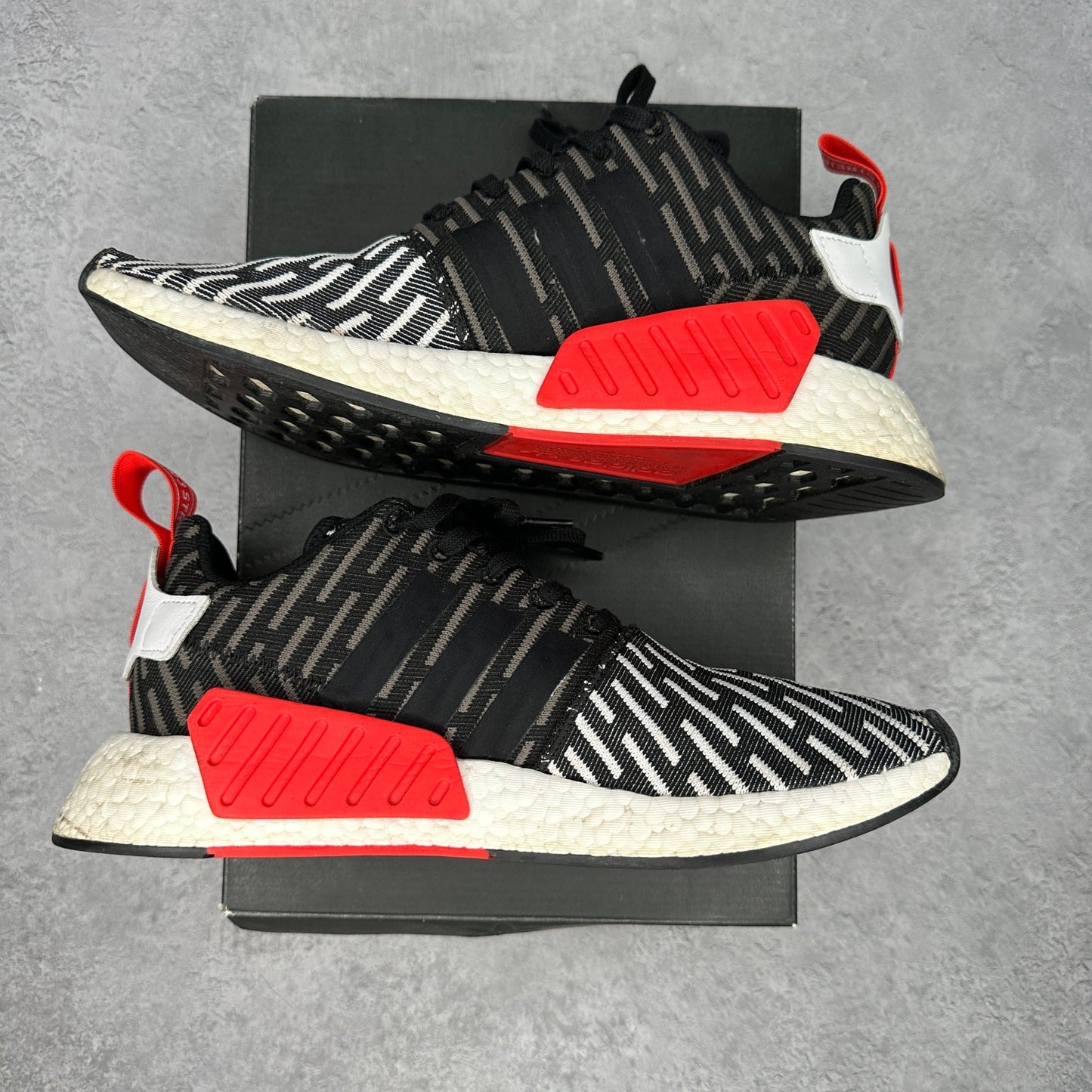 adidas NMD R2 Black White *pre - owned* SIZE 9.5 - Kicks Collective PA - adidas - BB2951 - Men's Shoes - 9.5M/11W - Pre - Owned