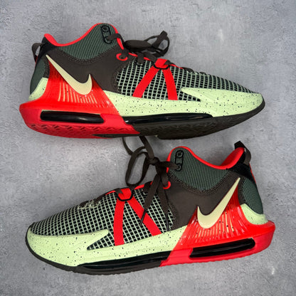 Nike LeBron Witness 8 Bright Crimson Alligator *pre - owned* SIZE 12 - Kicks Collective PA - Nike - DM1123-001 / DM1122-001 - Men's Shoes - 12M/13.5W - Pre - Owned - No Box
