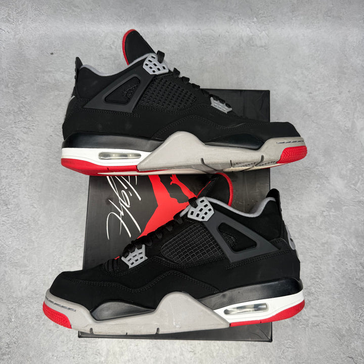 Jordan 4 Retro Bred (2019) *pre-owned* SIZE 10