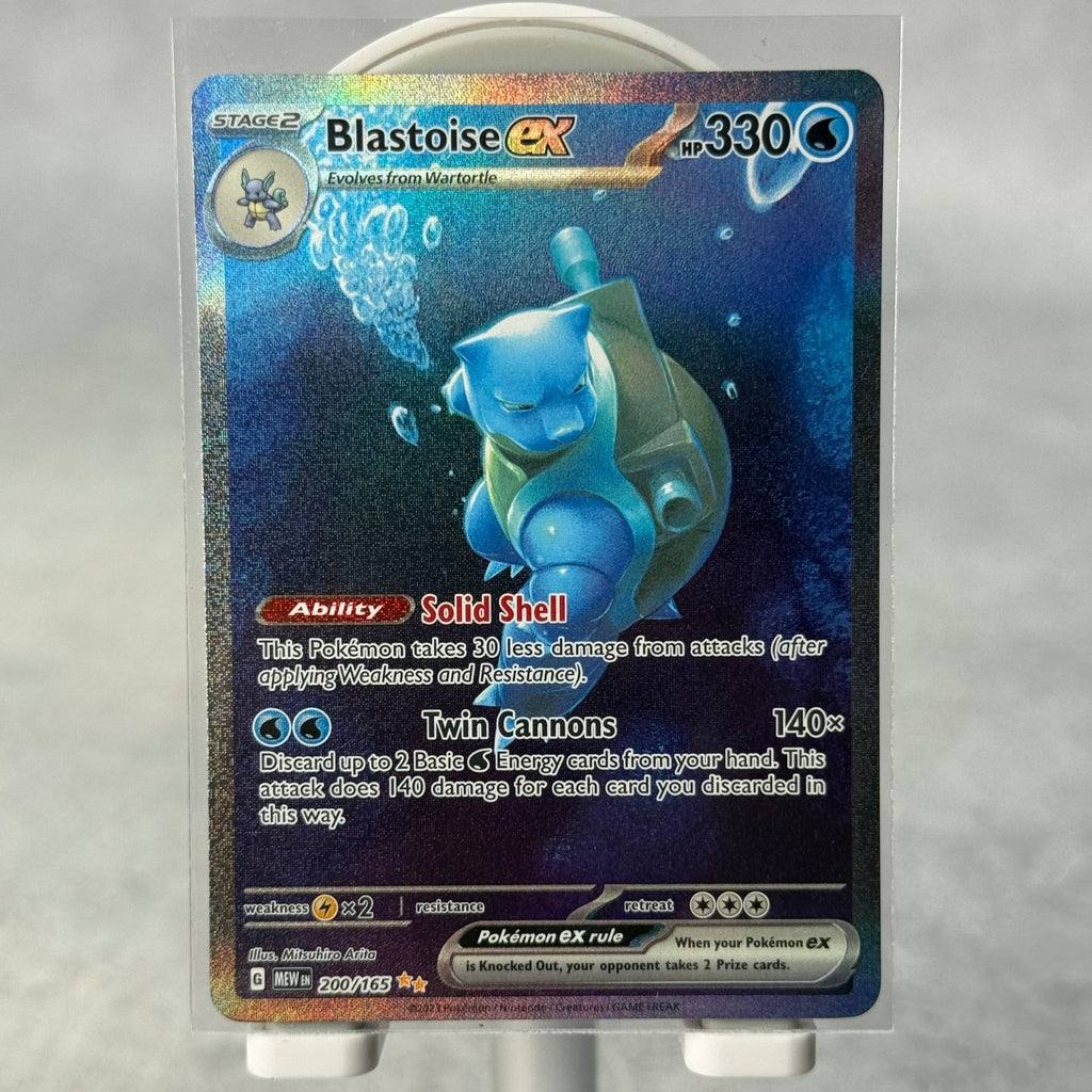 Pokemon Blastoise ex 200/165 Scarlet & Violet 151 - Kicks Collective PA - Pokemon - POKEMON 572 - Accessories - OS - Pre-Owned