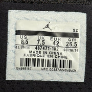 Jordan 14 Retro Black Toe (2014) *pre - owned* SIZE 8.5 - Kicks Collective PA - Jordan - 487471-102 - Men's Shoes - 8.5M/10W - Pre - Owned