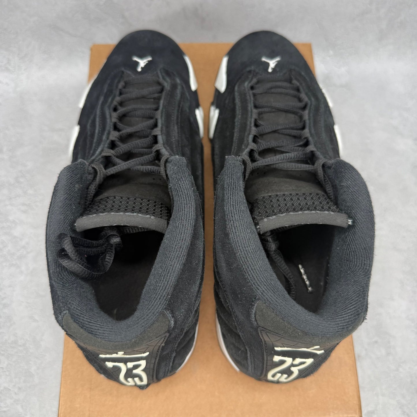 Jordan 14 Retro Black White *pre - owned* SIZE 10 - Kicks Collective PA - Jordan - 487471-016 - Men's Shoes - 10M/11.5W - Pre - Owned - No Box