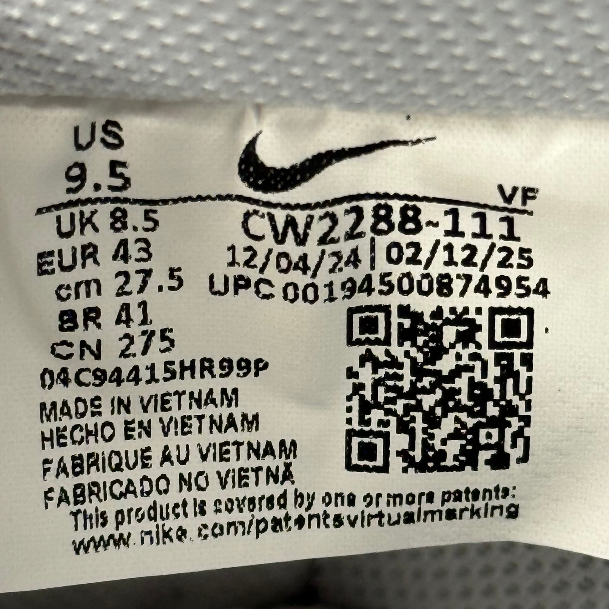 Nike Air Force 1 Low '07 White