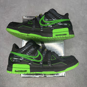 Nike Air Rubber Dunk Off-White Green Strike *pre-owned* SIZE 13