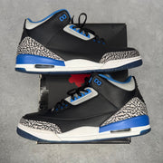 Jordan 3 Retro Sport Blue *pre-owned* SIZE 15