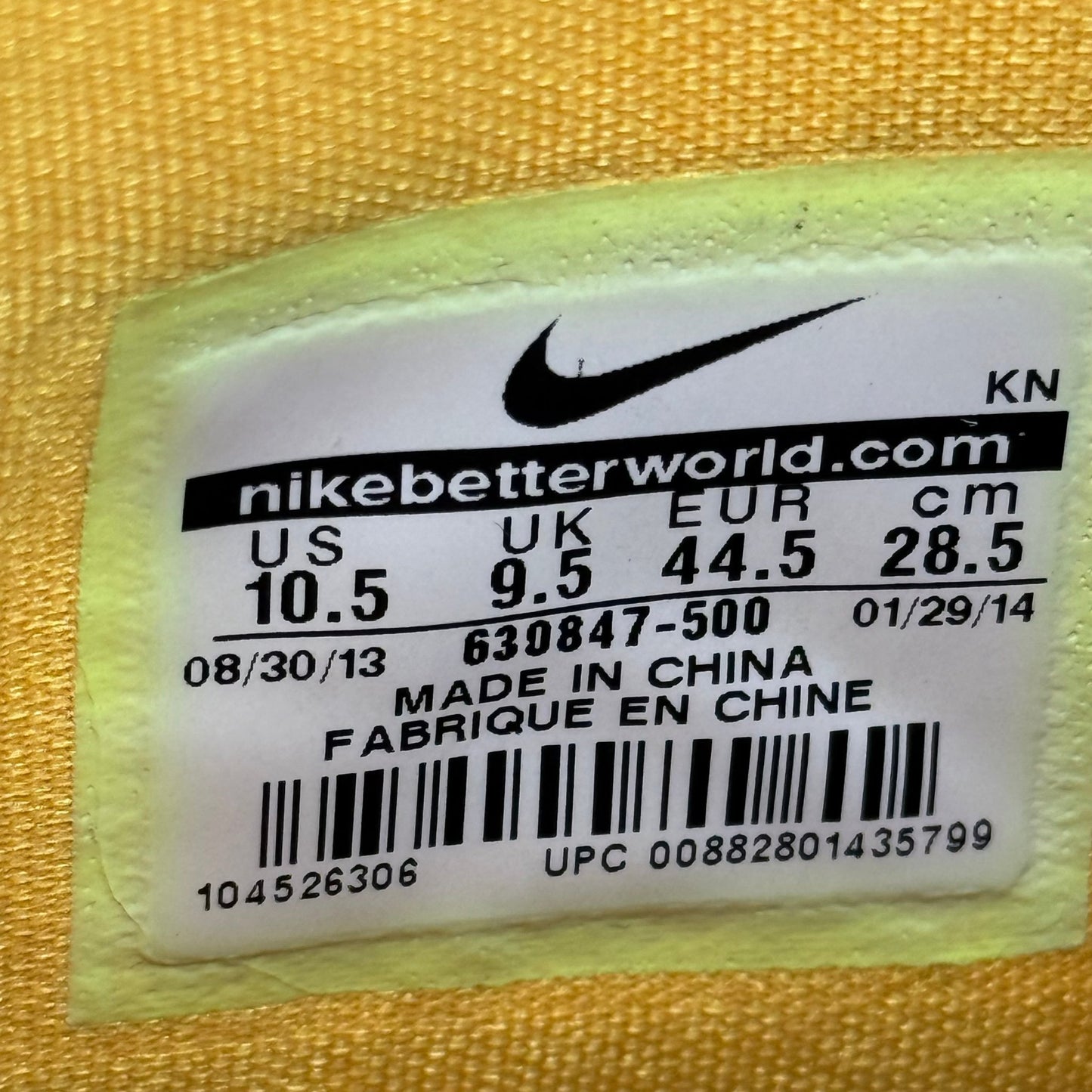 Nike Kobe 9 Elite Team Showtime *pre - owned* SIZE 10.5 - Kicks Collective PA - Nike - 630847-500/641714-500 - Men's Shoes - 10.5M/12W - Pre - Owned