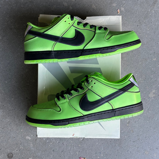 Nike SB Dunk Low The Powerpuff Girls Buttercup *pre-owned* (SIZE 11)
