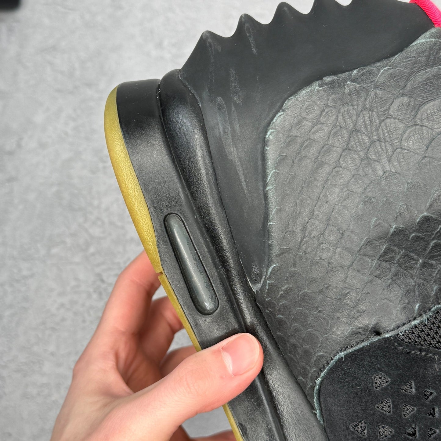 Nike Air Yeezy 2 Solar Red *pre - owned* SIZE 12 - Kicks Collective PA - Nike - 508214-006 - Men's Shoes - 12M/13.5W - Pre - Owned - No Box