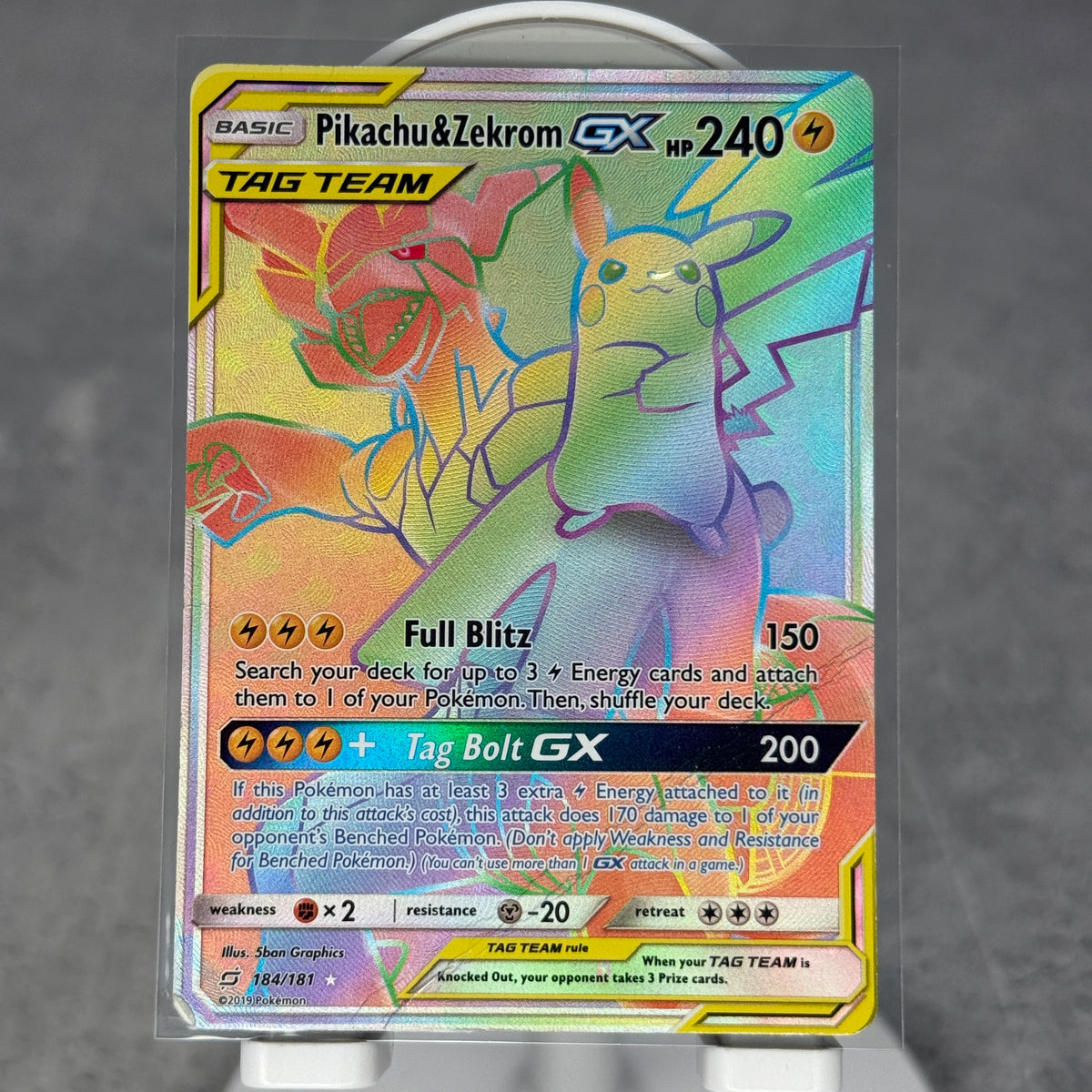 Pikachu & Zekrom GX (Secret) - SM - Team Up (SM9)