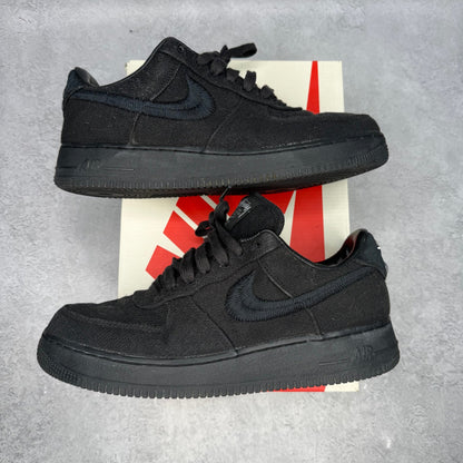 Nike Air Force 1 Low Stussy Black *pre - owned* SIZE 10.5 - Kicks Collective PA - Nike - CZ9084-001 - Men's Shoes - 8.5M/10W - Pre - Owned