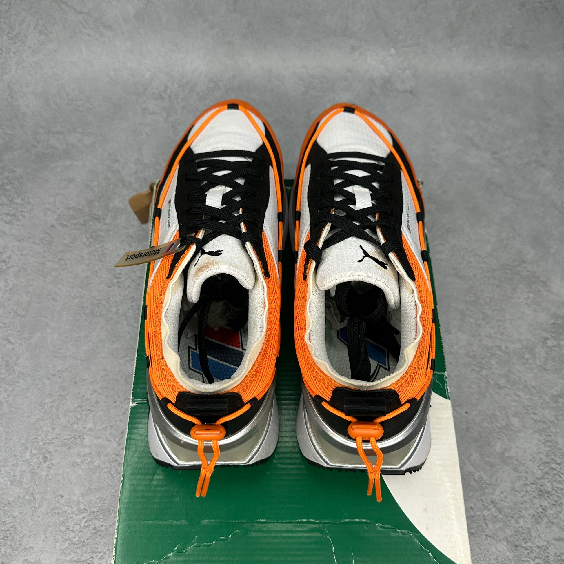 Puma BMW Motorsport Cruise Rider Vibrant Orange (Women's) *pre-owned* SIZE 9W