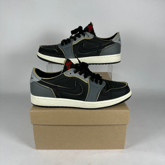 Nike AIr Jordan 1 Low EX Black Smoke Grey *pre-owned* size 9