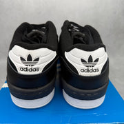 adidas Rivalry Low Core Black White Stripes  *pre-owned* SIZE 8M