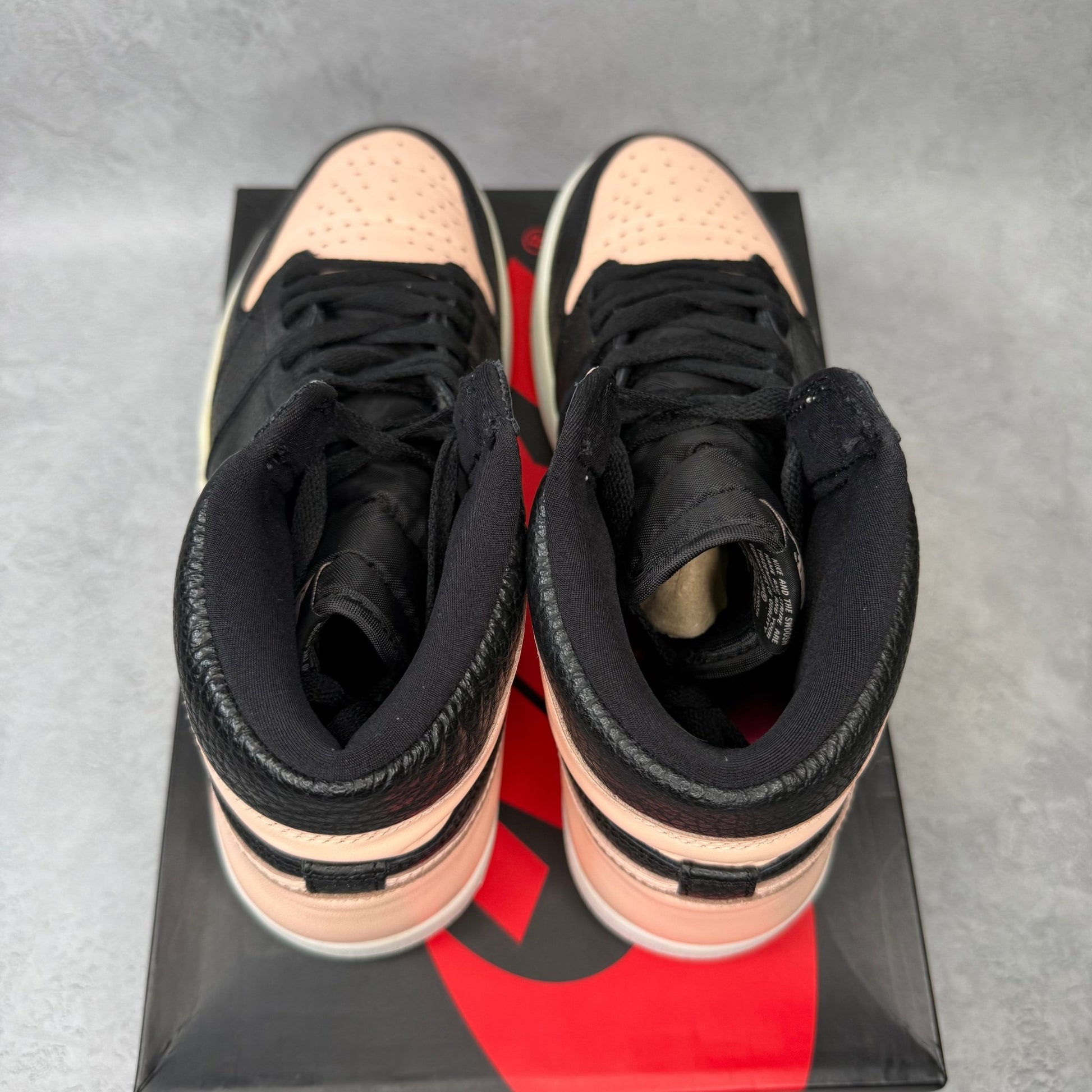 Jordan 1 Retro High Black Crimson Tint *pre - owned* SIZE 11.5 - Kicks Collective PA - Jordan - 555088-081 - Men's Shoes - 11.5M/13W - Pre - Owned