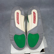 Jordan 3 Retro Lucky Green (Women's) pre-owned size 11.5W