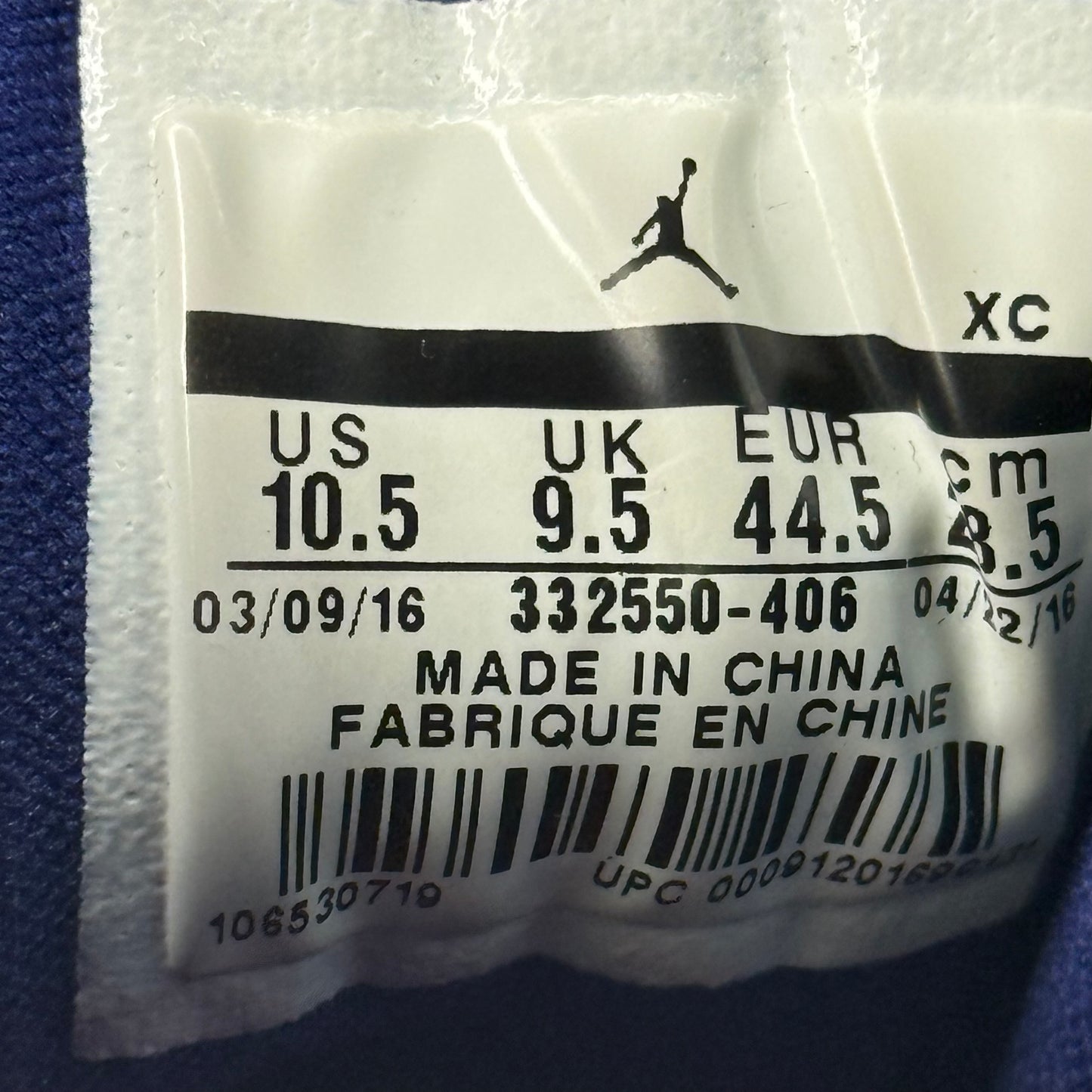 Jordan 1 Retro Gold Medal *pre-owned* SIZE 10.5