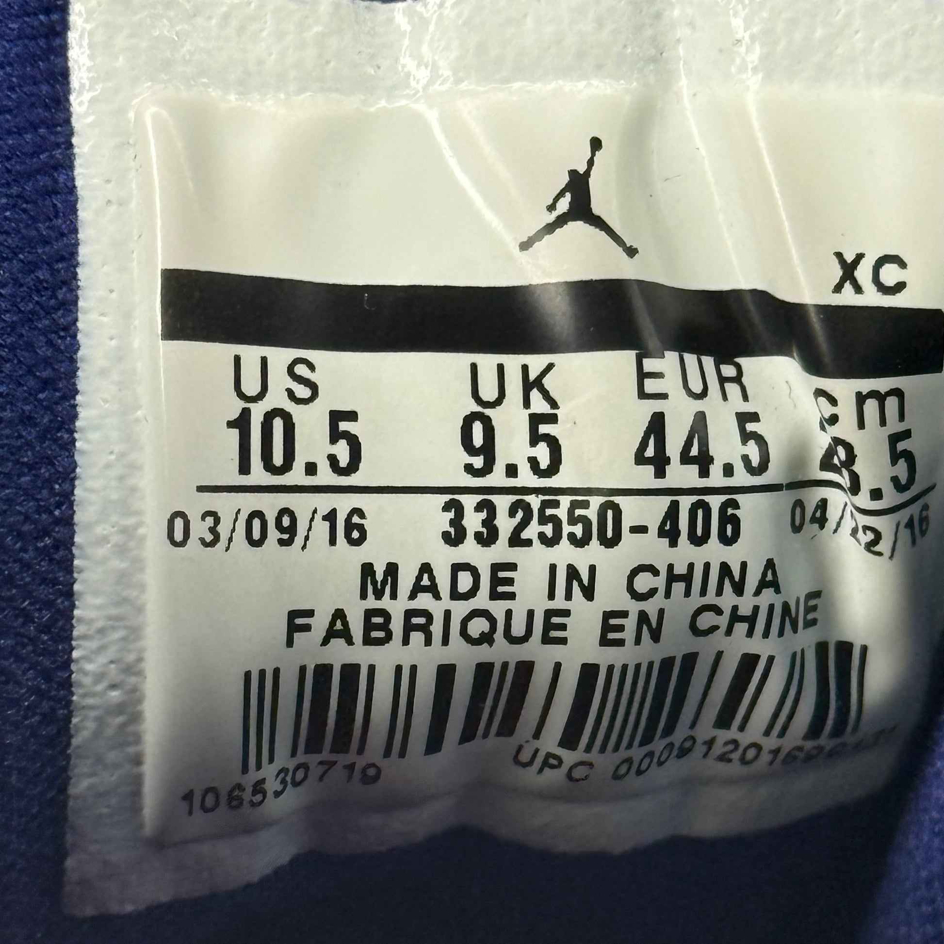 Jordan 1 Retro Gold Medal *pre-owned* SIZE 10.5