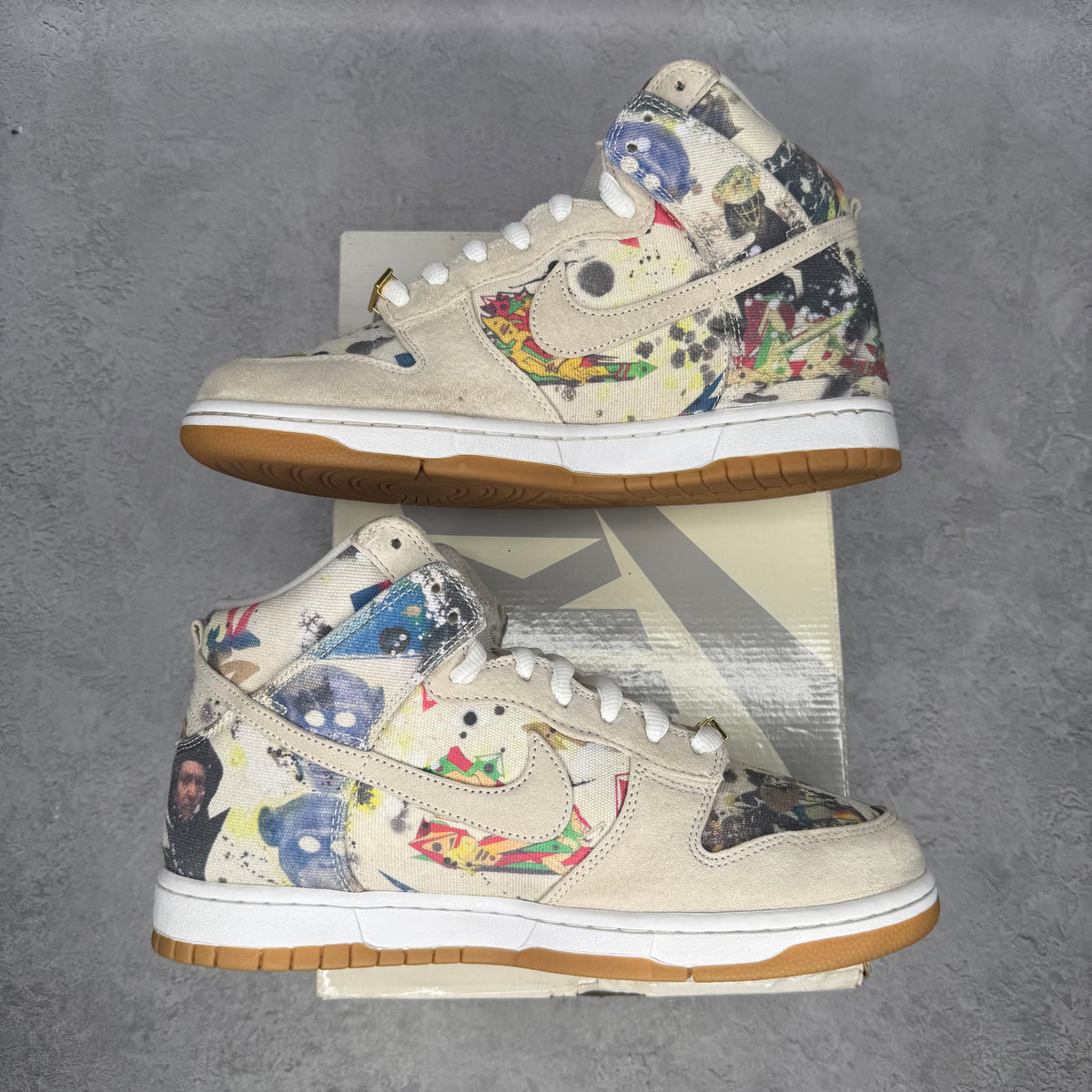 Nike SB Dunk High Supreme Rammellzee *pre-owned* SIZE 10
