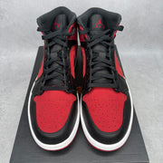 Jordan 1 Mid Gym Red Black *pre-owned* SIZE 11