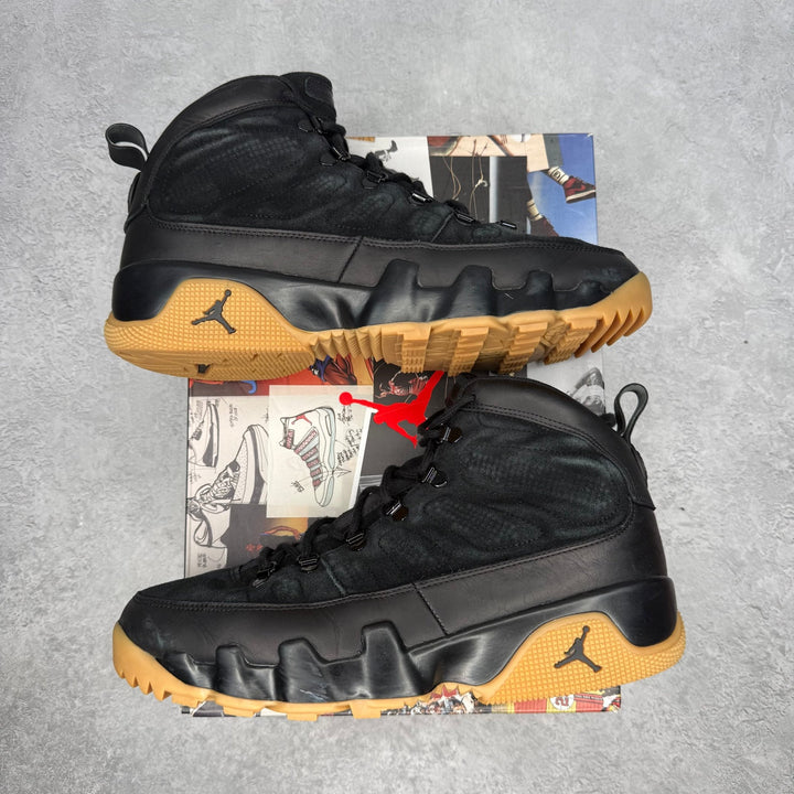 Jordan 9 Retro Boot NRG Black Light Gum *pre - owned* SIZE 12 - Kicks Collective PA - Jordan - AR4491-025 - Men's Shoes - 12M/13.5W - Pre - Owned