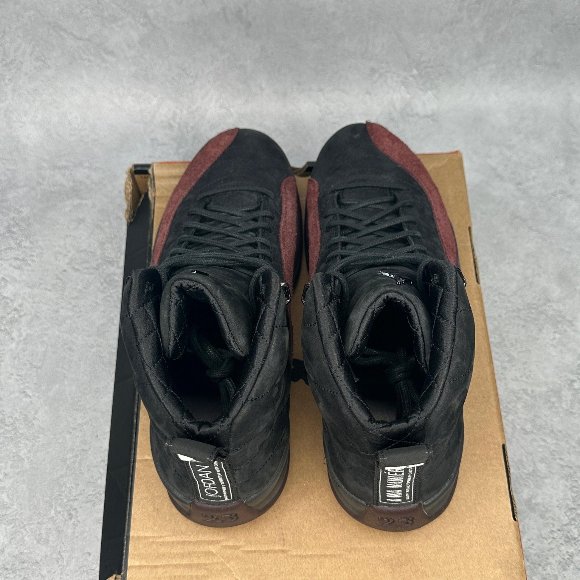 Jordan 12 Retro SP A Ma Maniére Black (Women's) *pre - owned* SIZE 11.5W - Kicks Collective PA - Nike - DV6989 - 001 - Women's Shoes - 10M/11.5W - Pre - Owned
