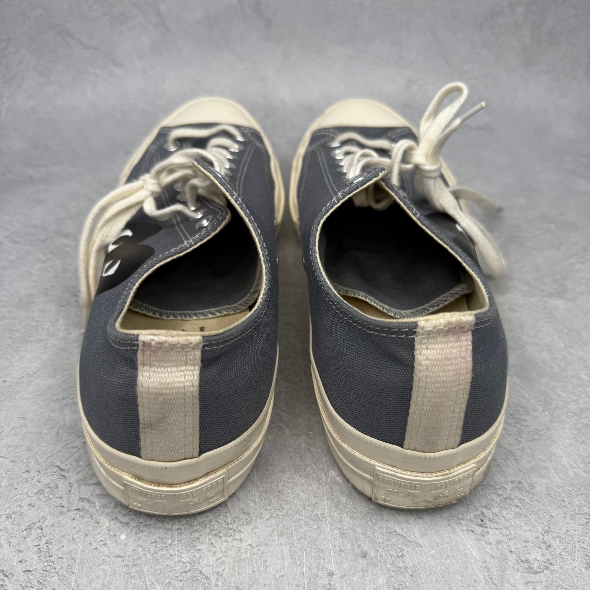 Converse Chuck Taylor All Star 70 Ox Comme des Garcons PLAY Grey *pre - owned* SIZE 12 - Kicks Collective PA - Converse - 171849C/A08797C - Men's Shoes - 12M/13.5W - Pre - Owned - No Box