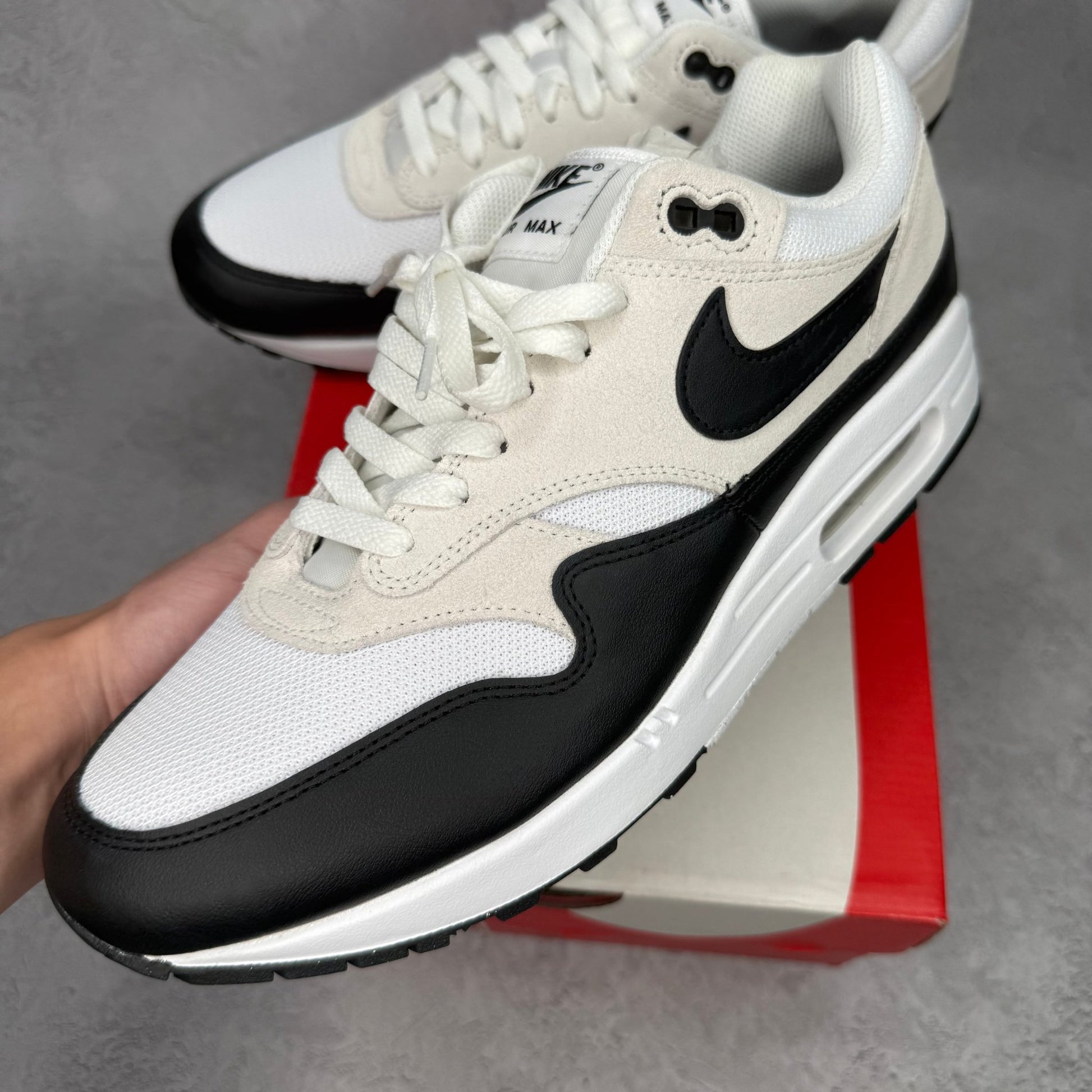 Nike Air Max 1 White Black - Kicks Collective PA - Nike - FD9082 - 107 - Men's Shoes - 11M/12.5W - Brand New