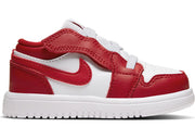 Jordan 1 Low Alt Gym Red White (TD) *pre-owned* SIZE 6C