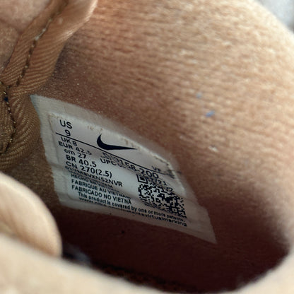 Nike Air Force 1 Mid '07 Flax *pre-owned* SIZE 9