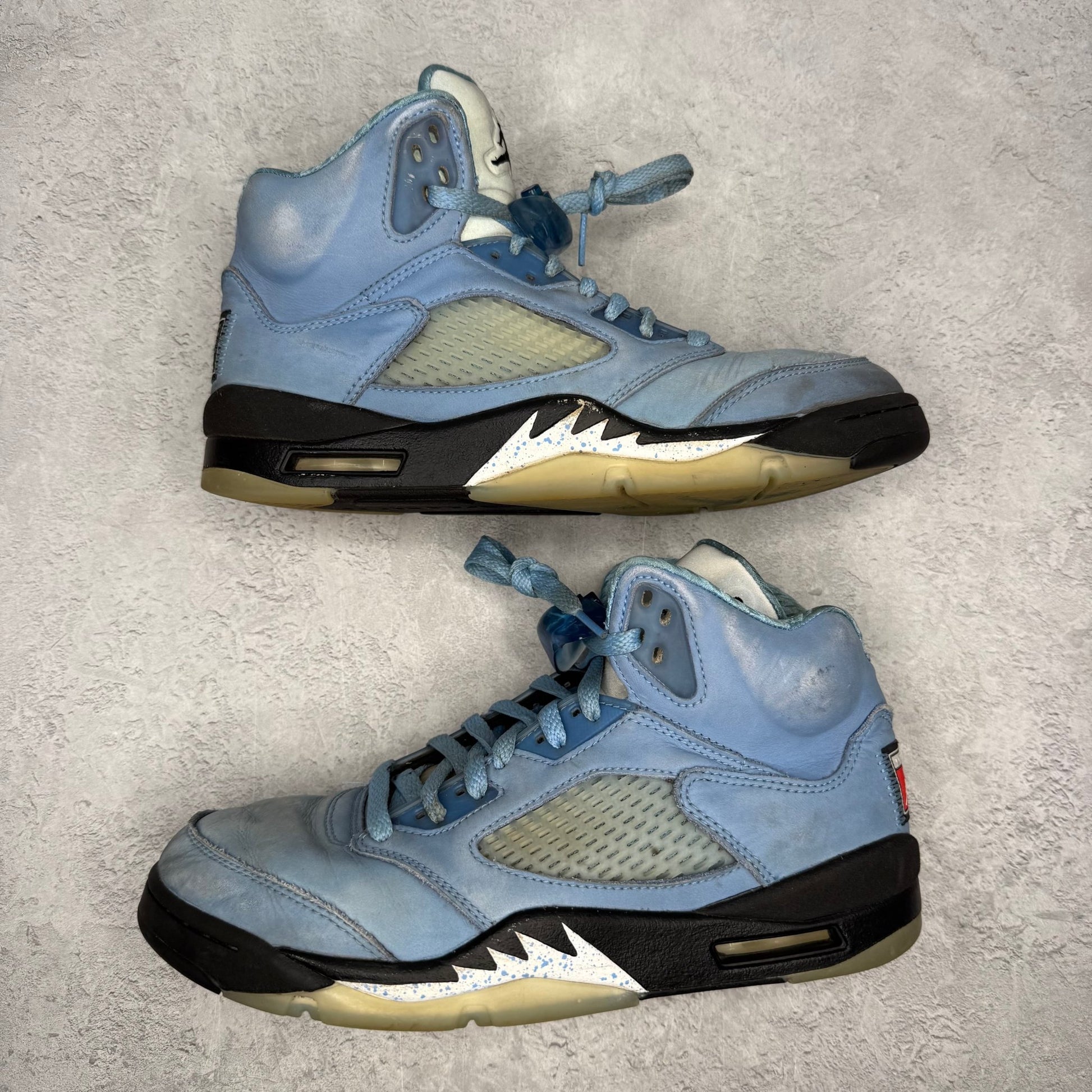 Jordan 5 Retro UNC University Blue *pre - owned* SIZE 8 - Kicks Collective PA - Jordan - DV1310-401 - Men's Shoes - 8M/9.5W - Pre - Owned