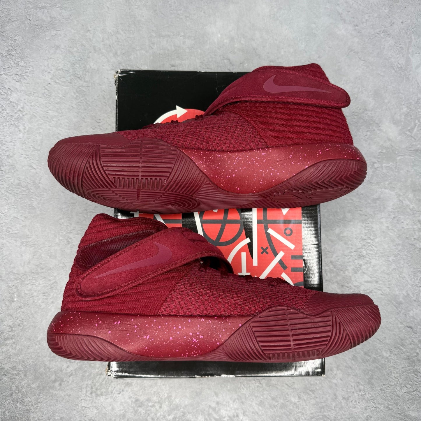 Nike Kyrie 2 Red Velvet VNDS *pre - owned* SIZE 11 - Kicks Collective PA - Nike - 819583-600/820537-600 - Men's Shoes - 11M/12.5W - Pre - Owned