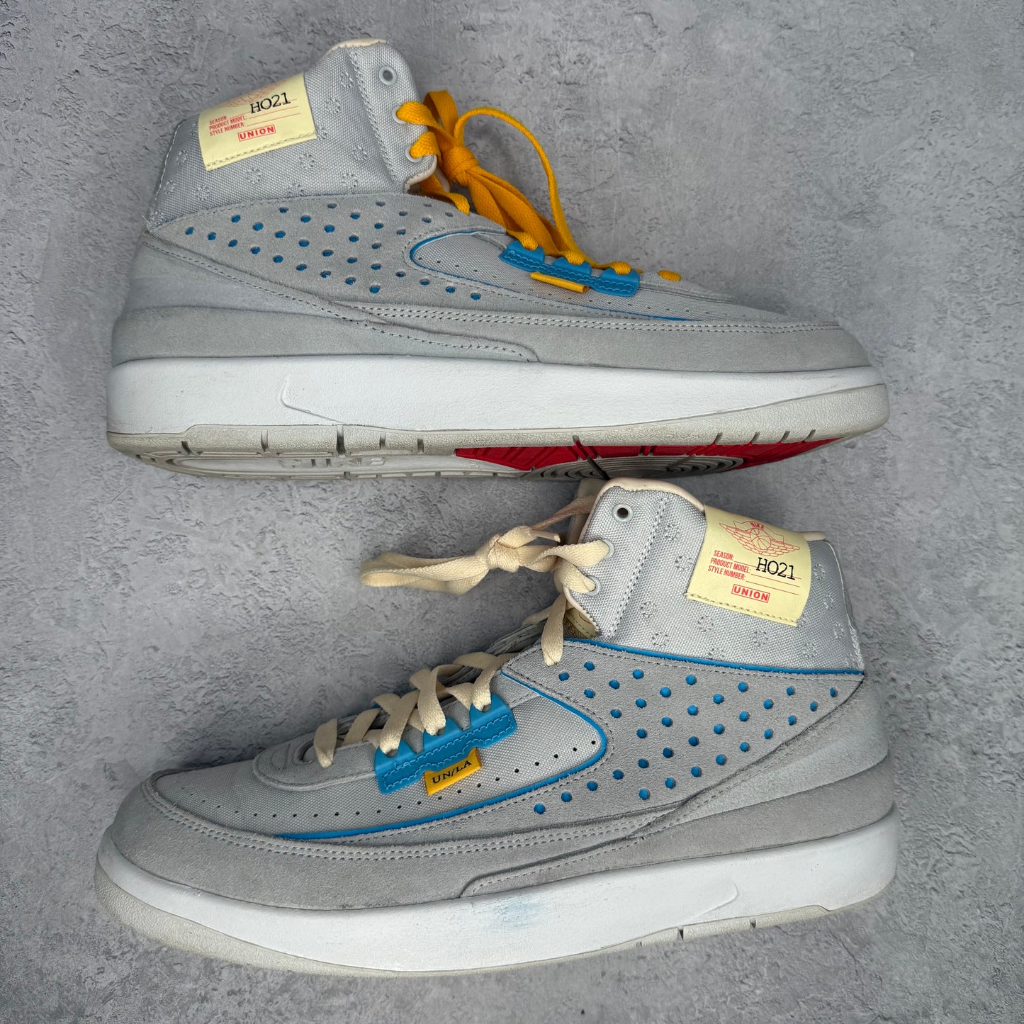 Jordan 2 Retro SP Union Grey Fog *pre-owned* SIZE 10.5