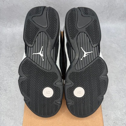 Jordan 14 Retro Black White *pre - owned* SIZE 10 - Kicks Collective PA - Jordan - 487471-016 - Men's Shoes - 10M/11.5W - Pre - Owned - No Box
