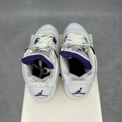 Jordan 4 Retro Metallic Purple *pre-owned* SIZE 8.5
