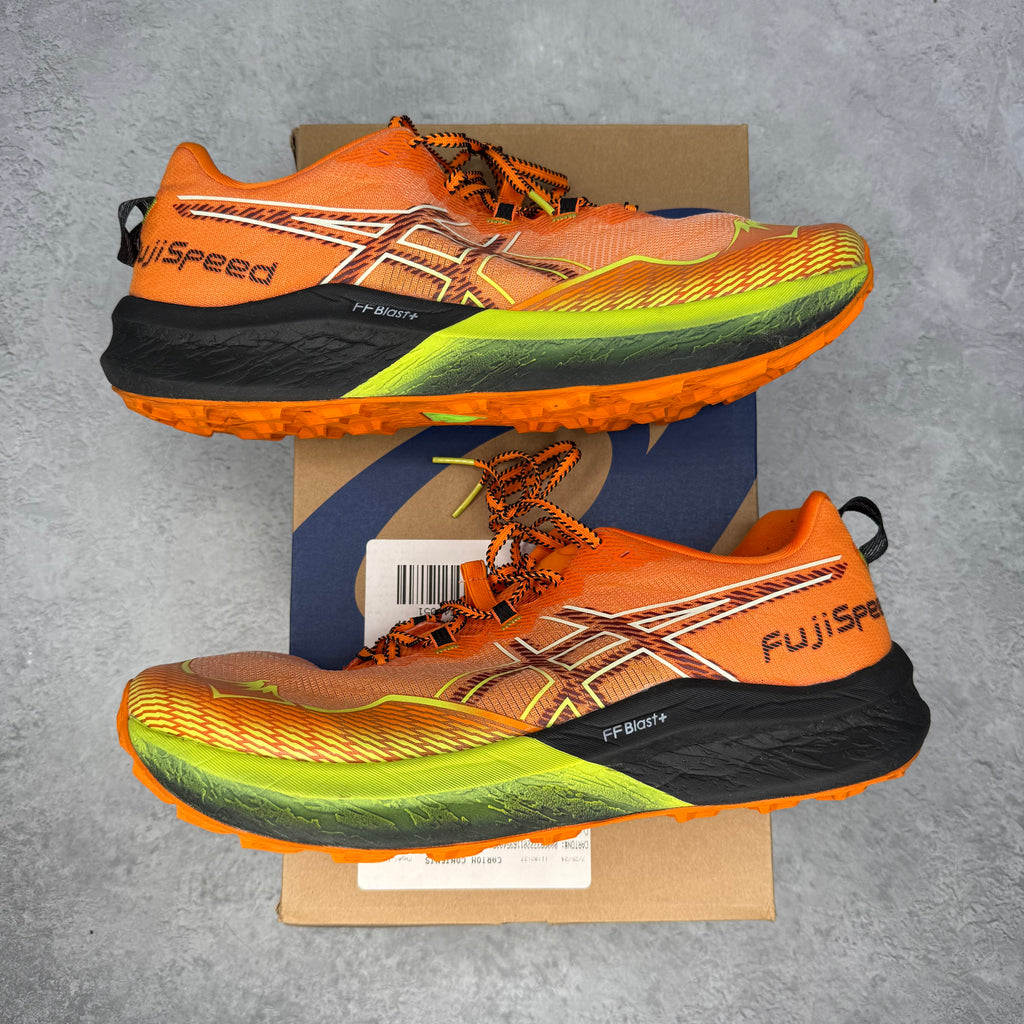 ASICS Fujispeed 2 Bright Orange Antique Red *pre-owned* SIZE 12