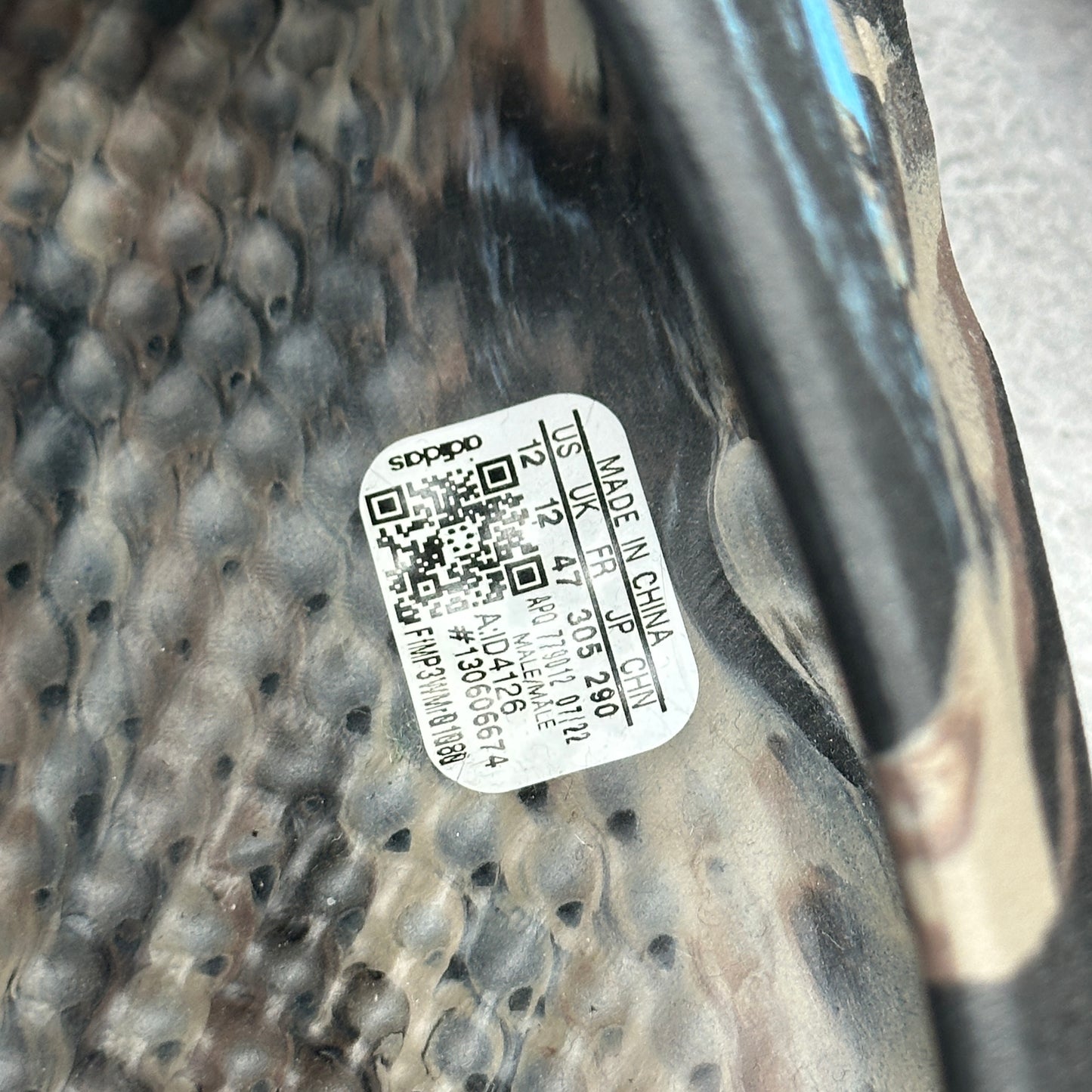 adidas Yeezy Foam RNR MX Cinder *pre-owned* SIZE 12