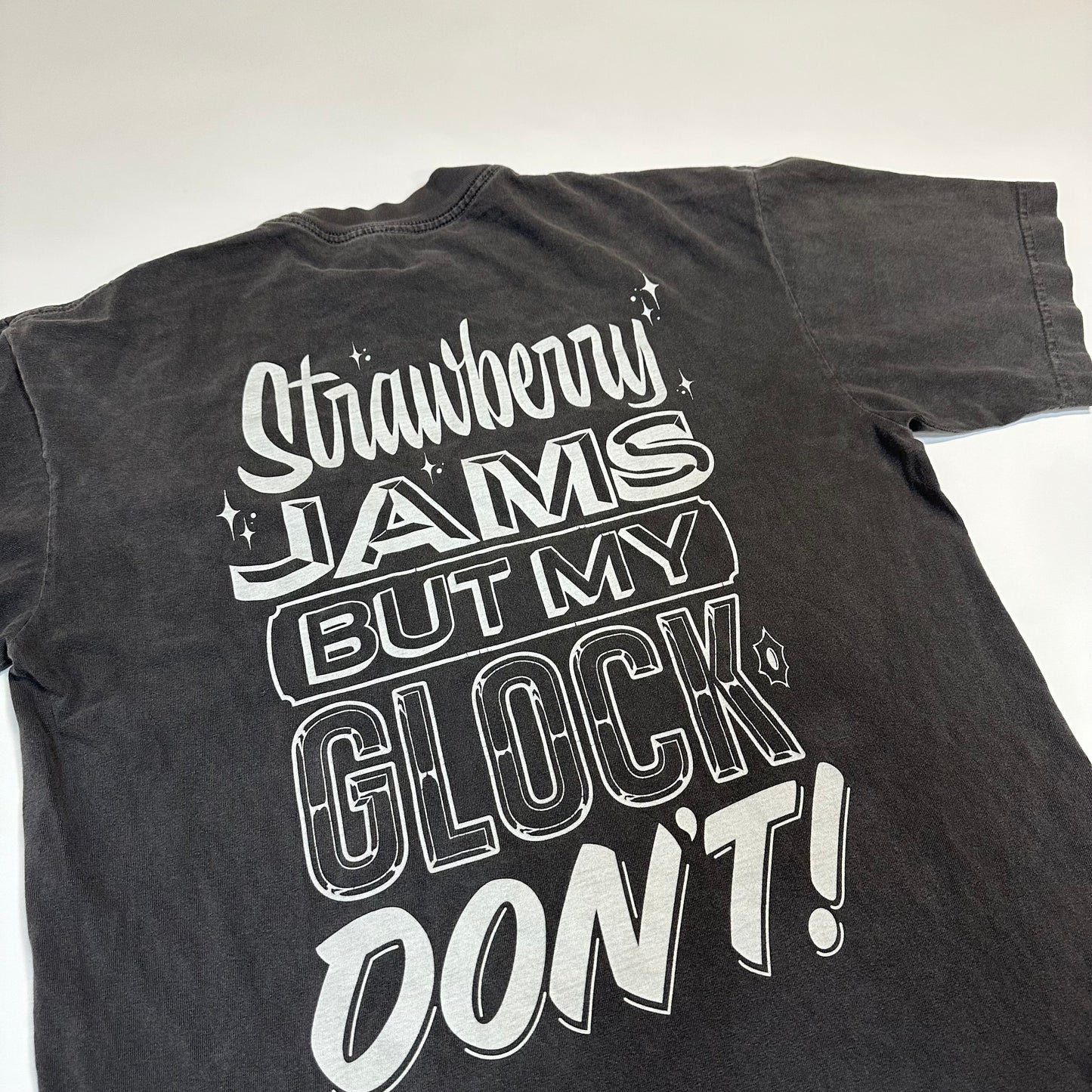 Strawberry Jams Tee Charcoal Grey *pre-owned* (SIZE MEDIUM)
