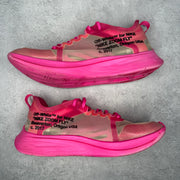 Nike Zoom Fly Off-White Pink *pre-owned* SIZE 11.5