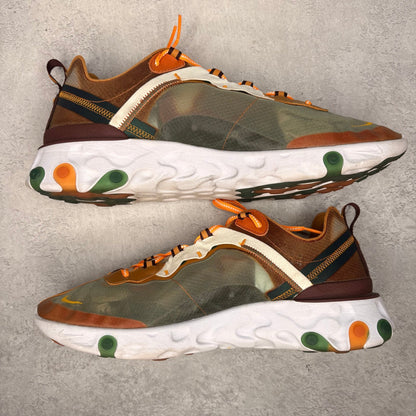 Nike React Element 87 Orange Peel *pre - owned* SIZE 12 - Kicks Collective PA - Nike - CJ6897-113 - Men's Shoes - 12M/13.5W - Pre - Owned - No Box