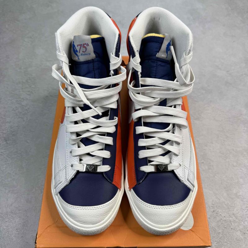 Nike Blazer Mid 77 NBA 75th Anniversary Knicks *pre - owned* SIZE 10 - Kicks Collective PA - Nike - DD8025 - 100 - Men's Shoes - 10M/11.5W - Pre - Owned