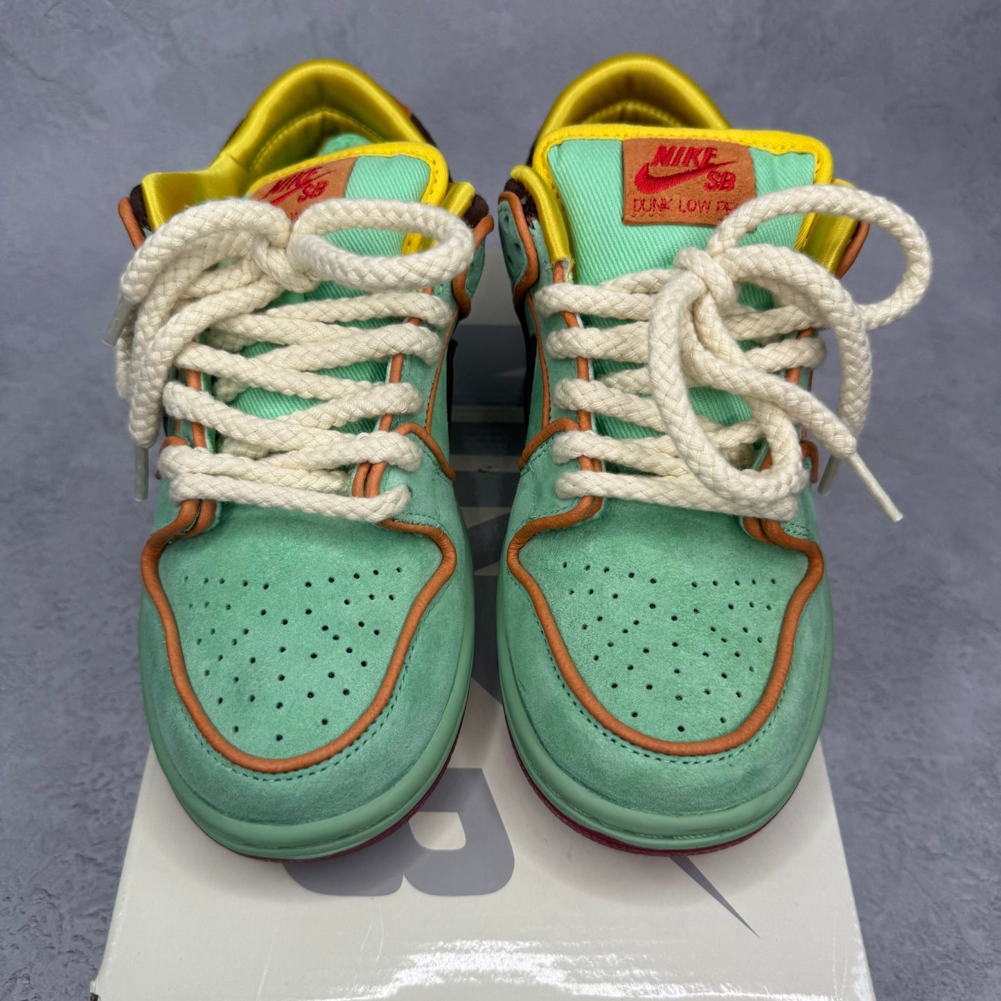 Nike SB Dunk Low Rodeo Tourmaline *pre - owned* SIZE 5 - Kicks Collective PA - Nike - HF3058 - 300 - Men's Shoes - 5M/6.5W - Pre - Owned