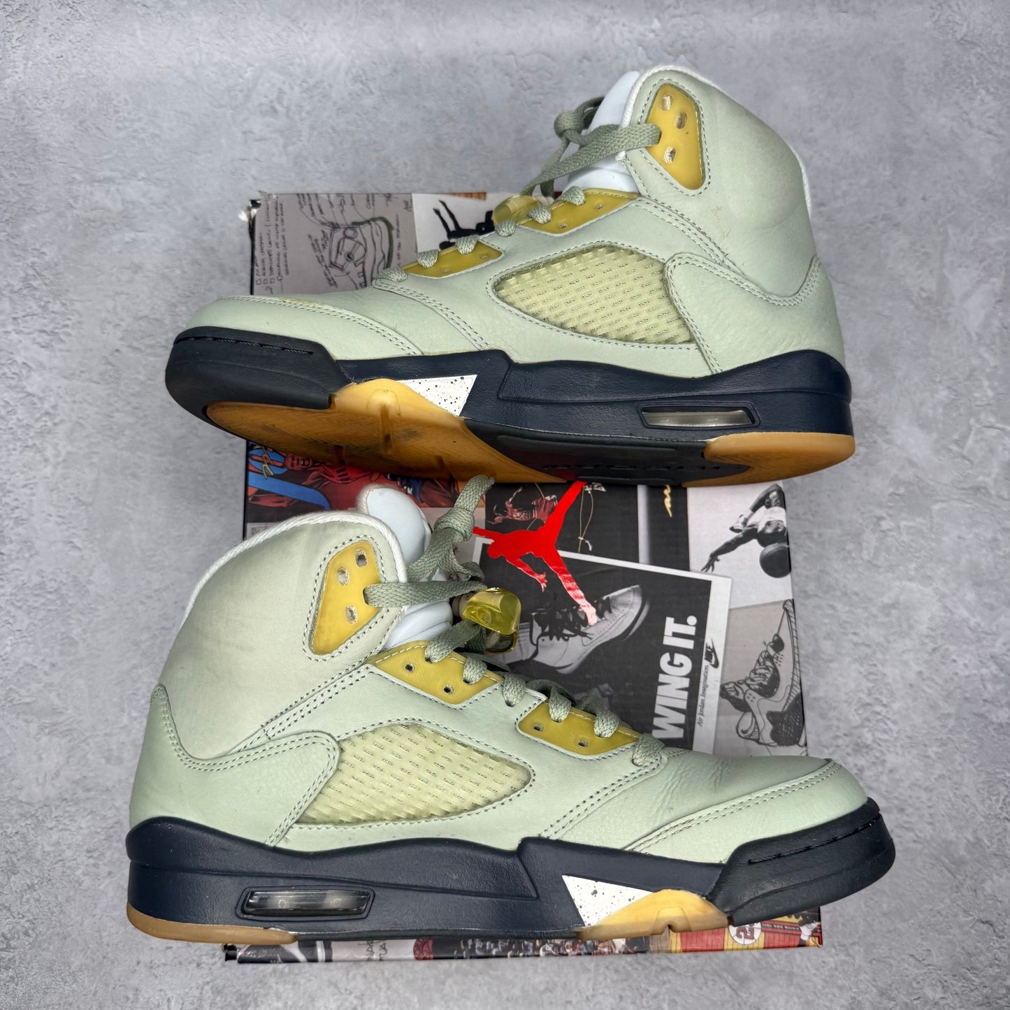 Jordan 5 Retro Jade Horizon *pre - owned* SIZE 8.5 - Kicks Collective PA - Jordan - DC7501-300 - Men's Shoes - 8.5M/10W - Pre - Owned