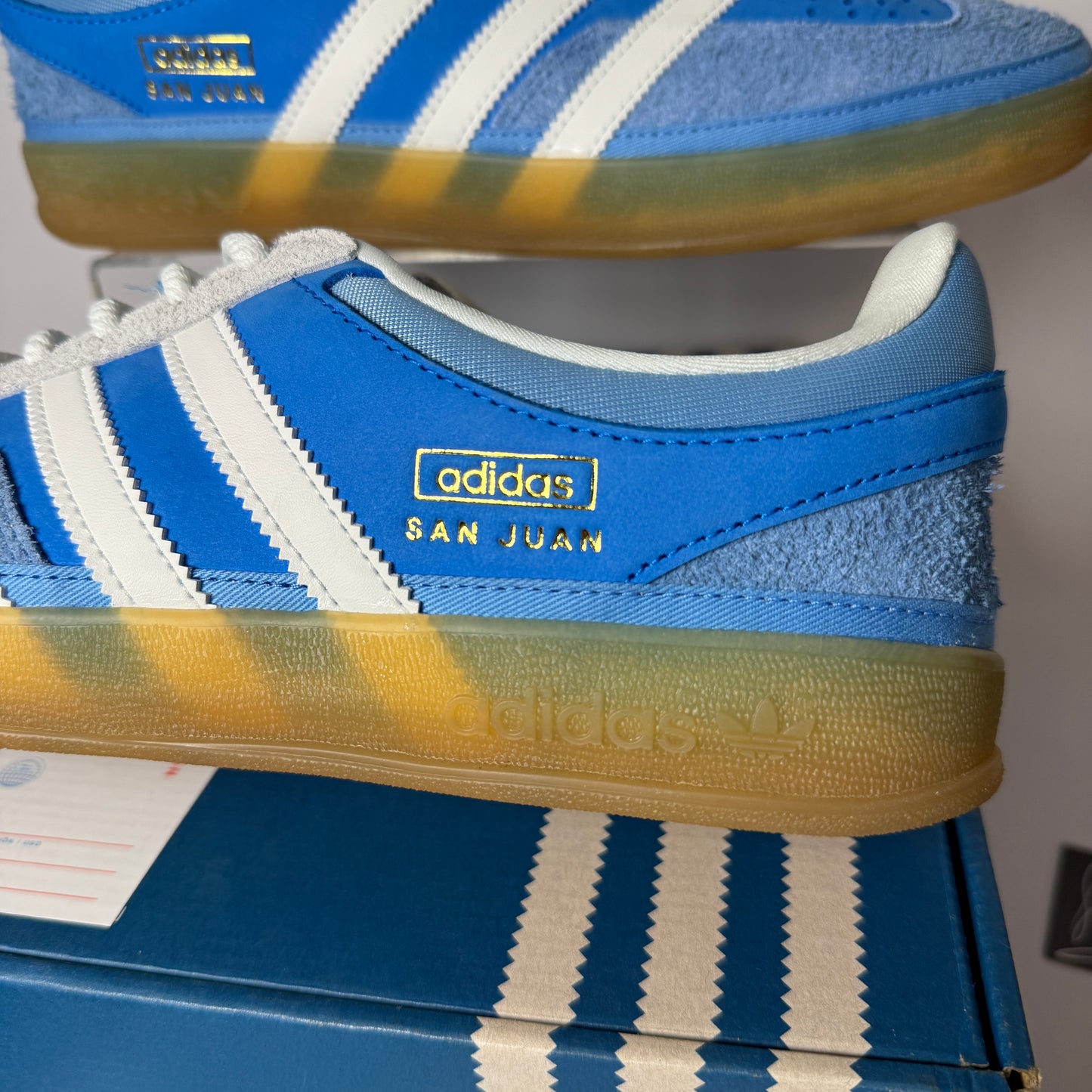 adidas Bad Bunny Gazelle Indoor San Juan *pre owned* (LIKE NEW) (SIZE 9.5)