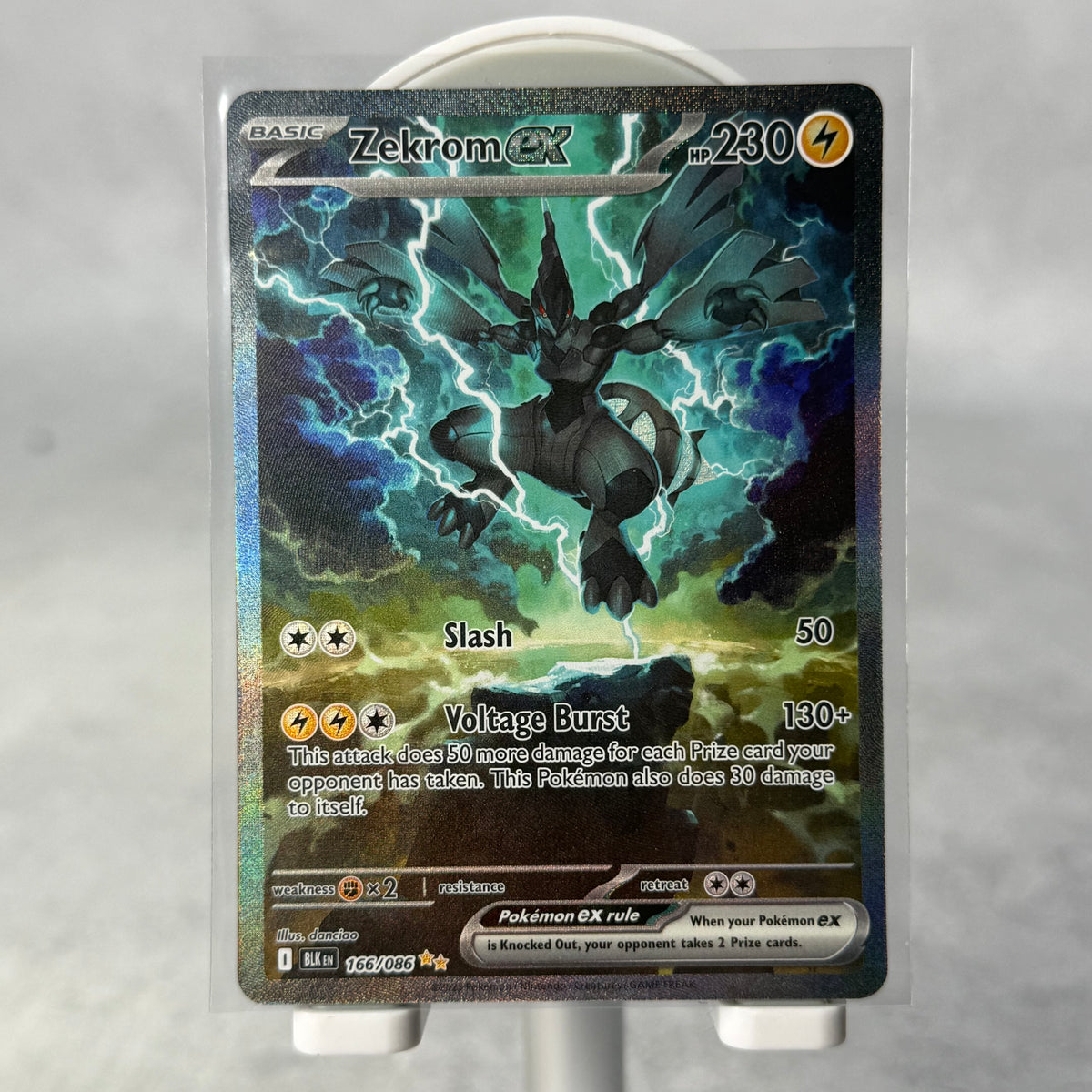 Pokemon Zekrom ex 166/086 Black Bolt
