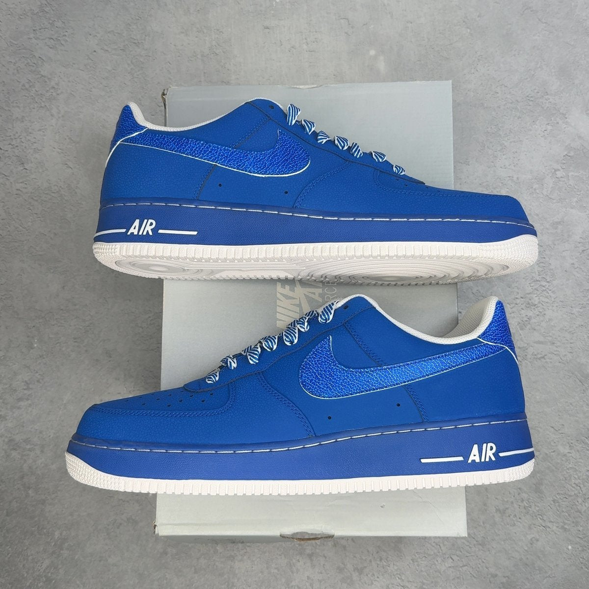 Nike Air Force 1 Low Game Royal Blue White 13 13 (New) - Kicks Collective PA - Nike - 488298-412-13-N-1 - Pre-Owned Sneakers - 13