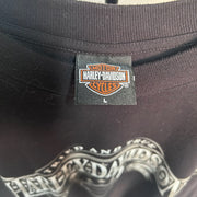 Harley Davidson Wildwood New Jersey Black Tee Shirt *pre-owned* SIZE L