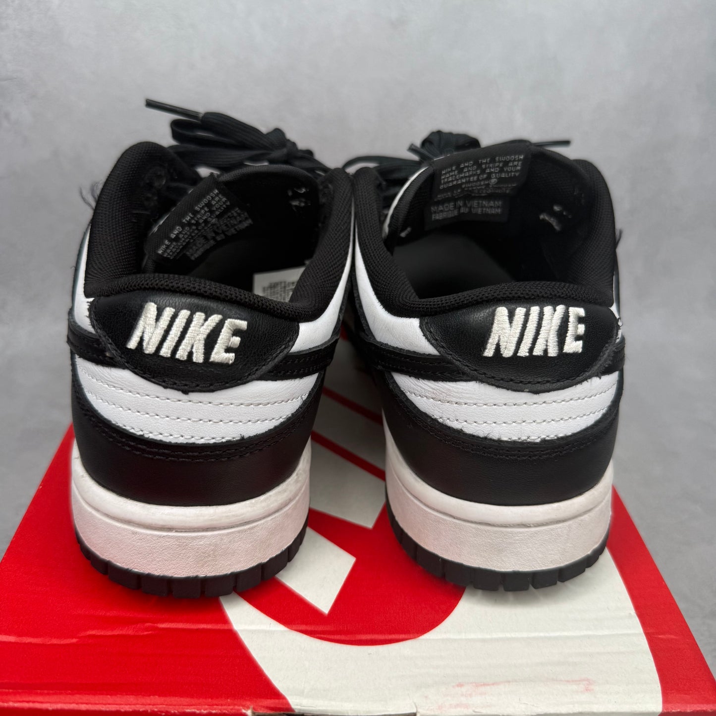 Nike Dunk Low Retro White Black Panda *pre-owned* SIZE 7