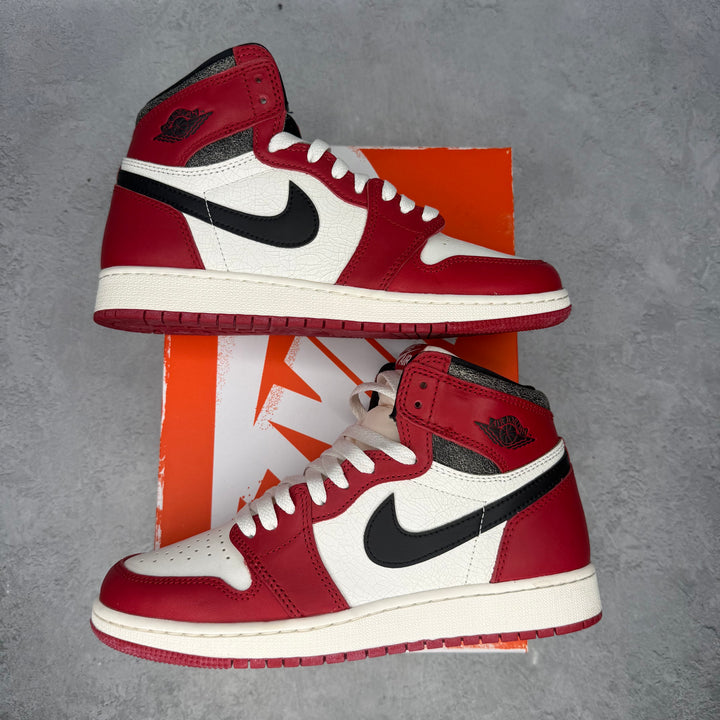 Jordan 1 Retro High OG Chicago Lost and Found (GS) *pre-owned* SIZE 7Y